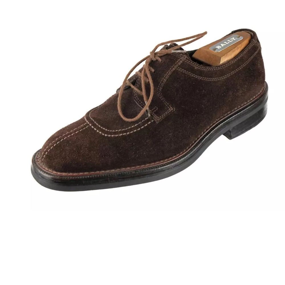 TO BOOT NEW YORK Suede Split Toe Oxfords Shoes Brown 9.5